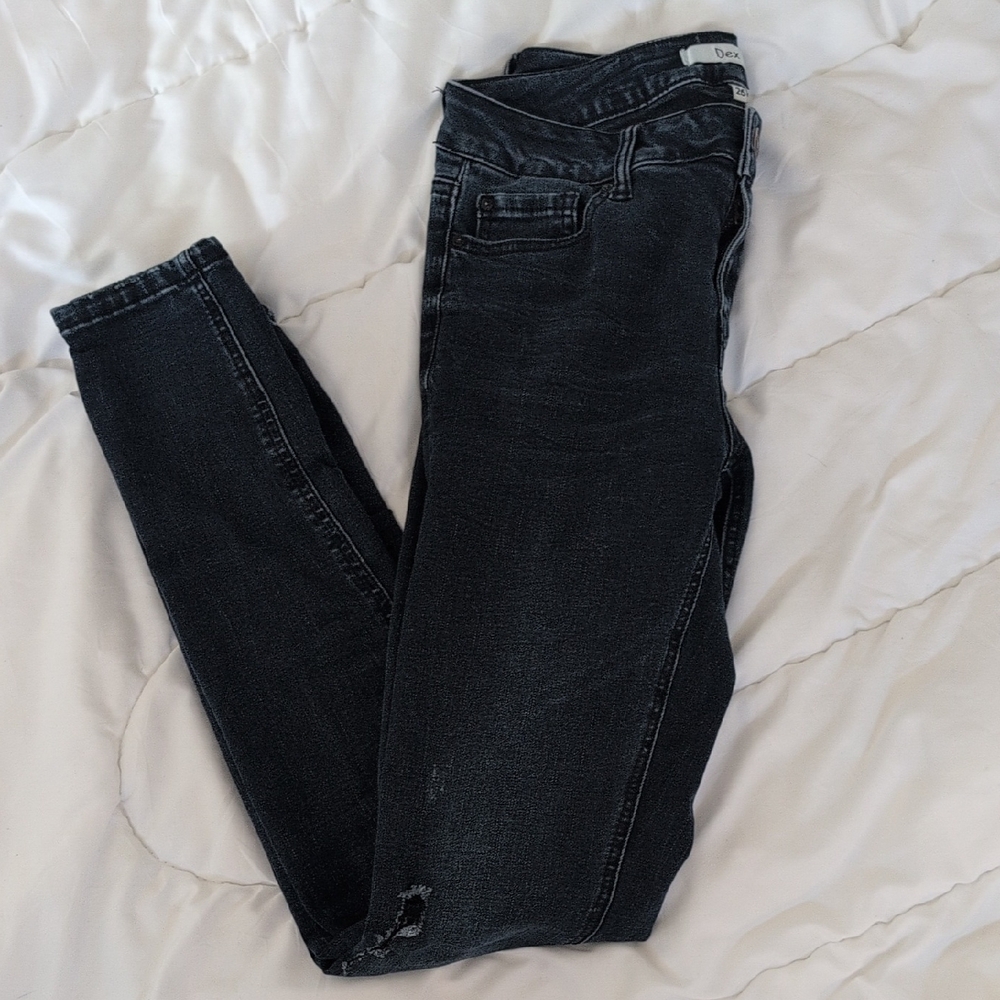 Women's Black Denim Jeans Dex